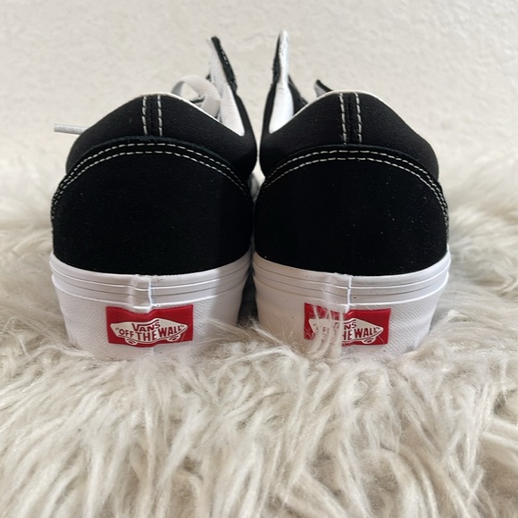 VANS OLD SKOOL 'BOLT BLACK/SILVER GLITTER UNISEX SIDEWALL BLACK' UNISEX MSRP $90 - Picture 6 of 15